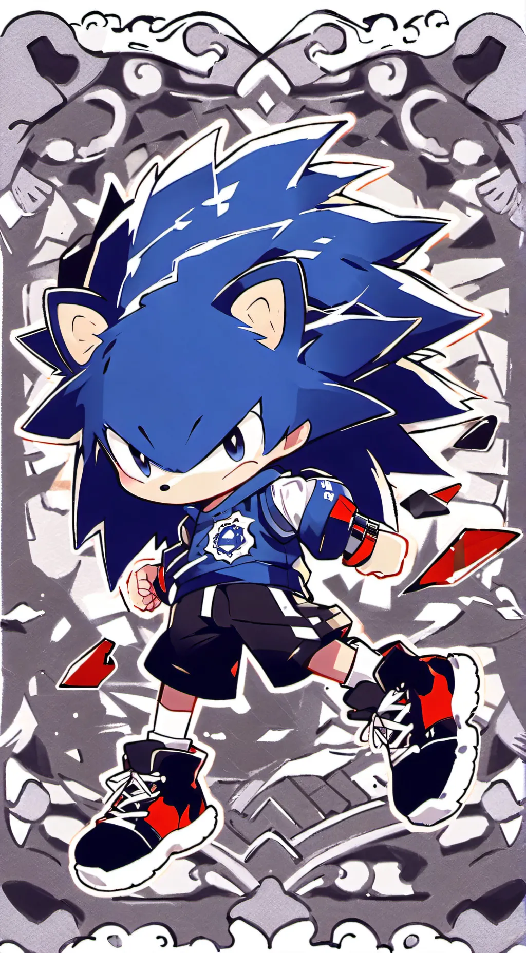 ai character: sonic background