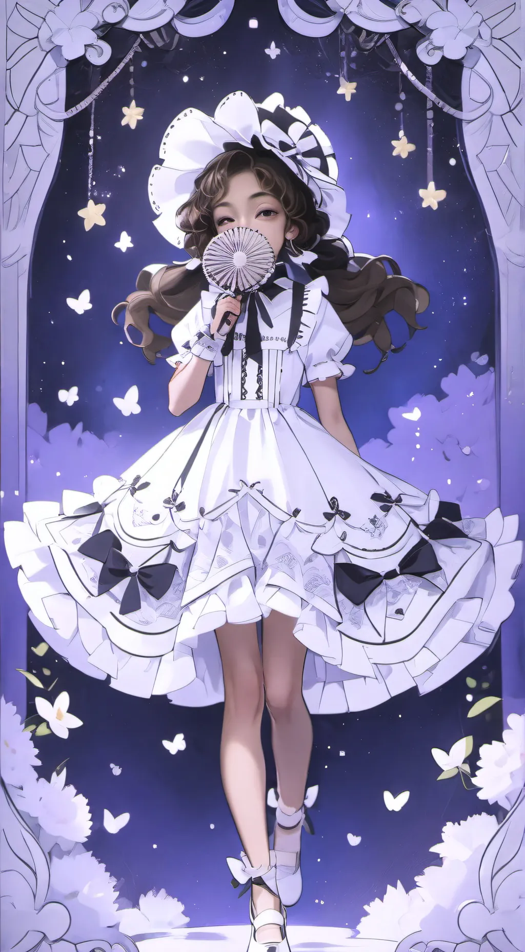 ai character: Nana  background