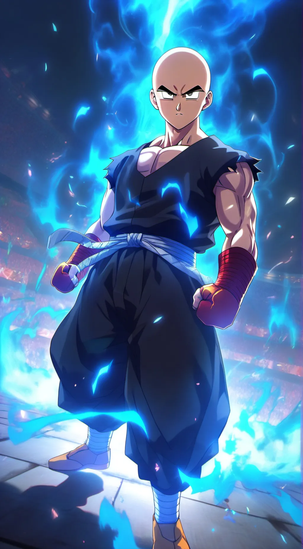 ai character: Saitama background
