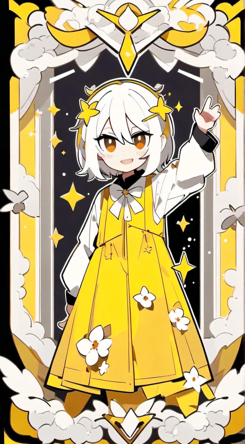ai character: Mocha background
