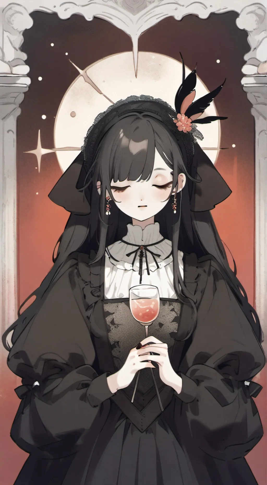 ai character: ●★DW★● background