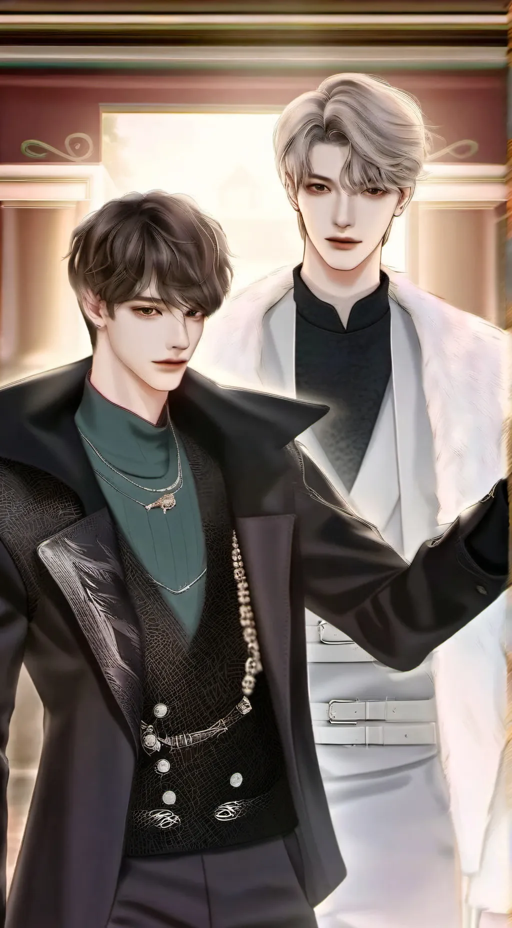 ai character: Issac & Star background