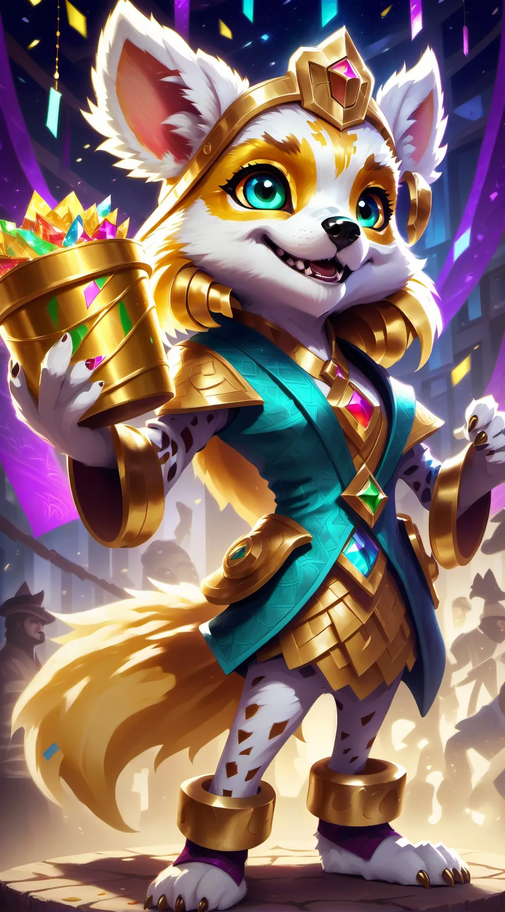 ai character: 999k subs special  background