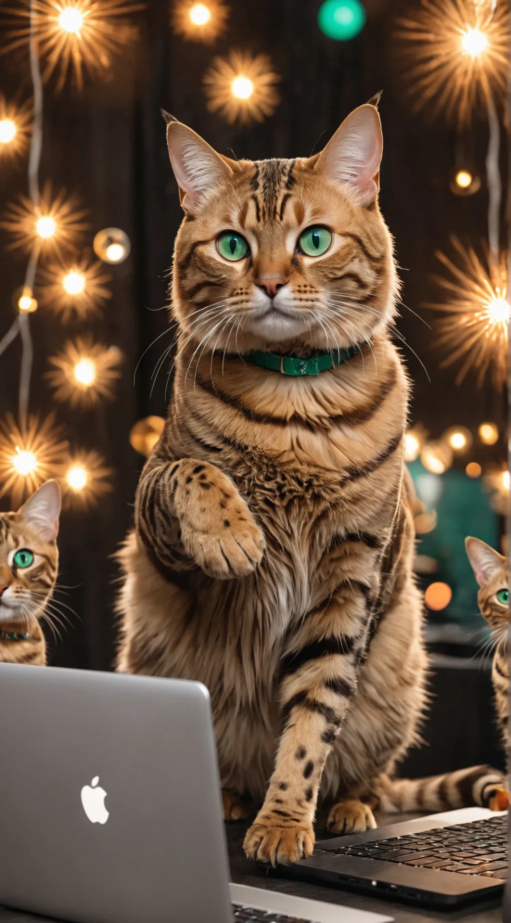 ai character: Gato memes background