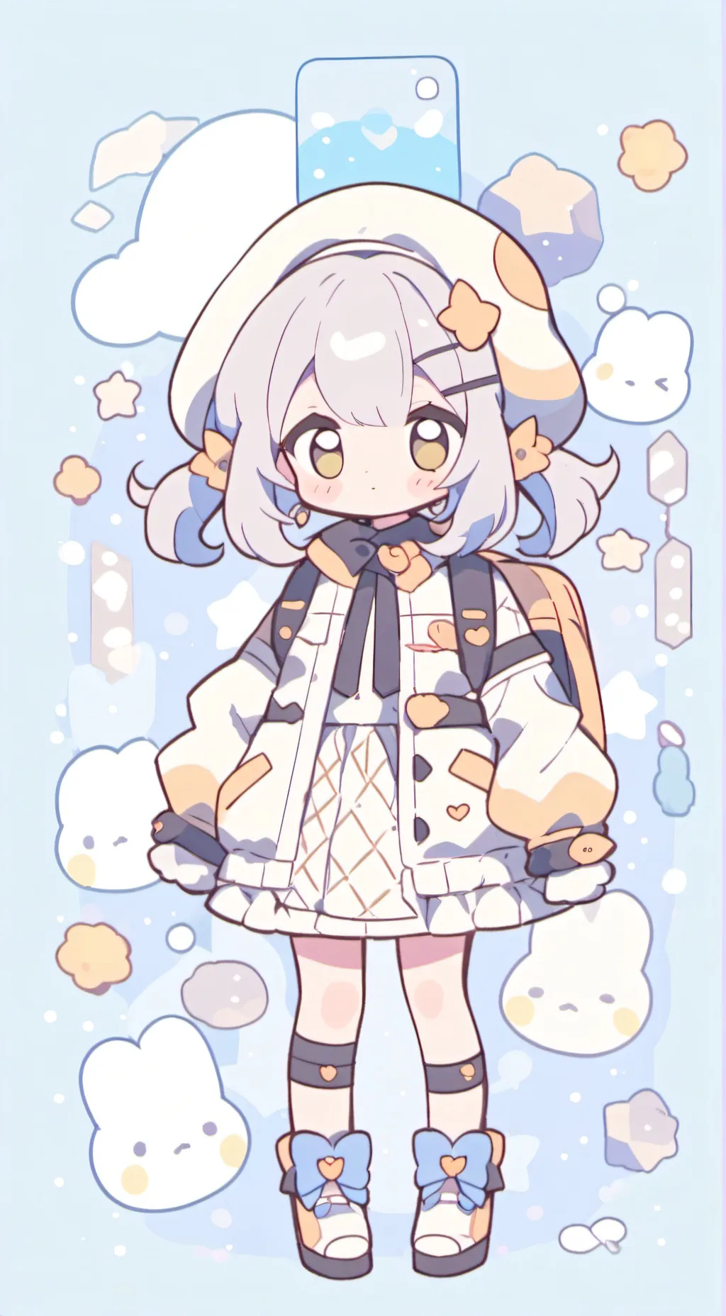 ai character: mha milk and cerea background