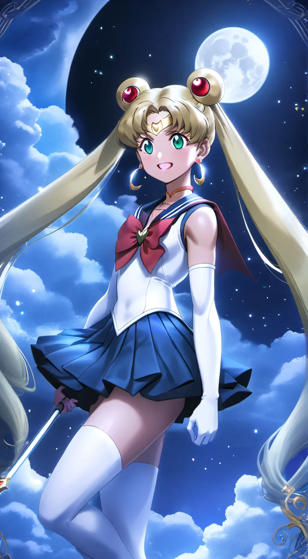 ai character: Sailor guardians  background