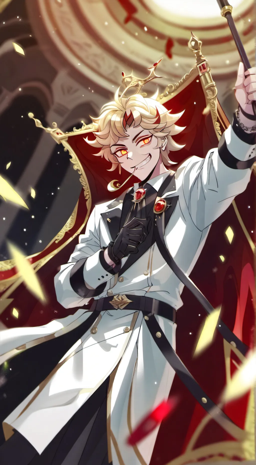 ai character: Lucifer HH background