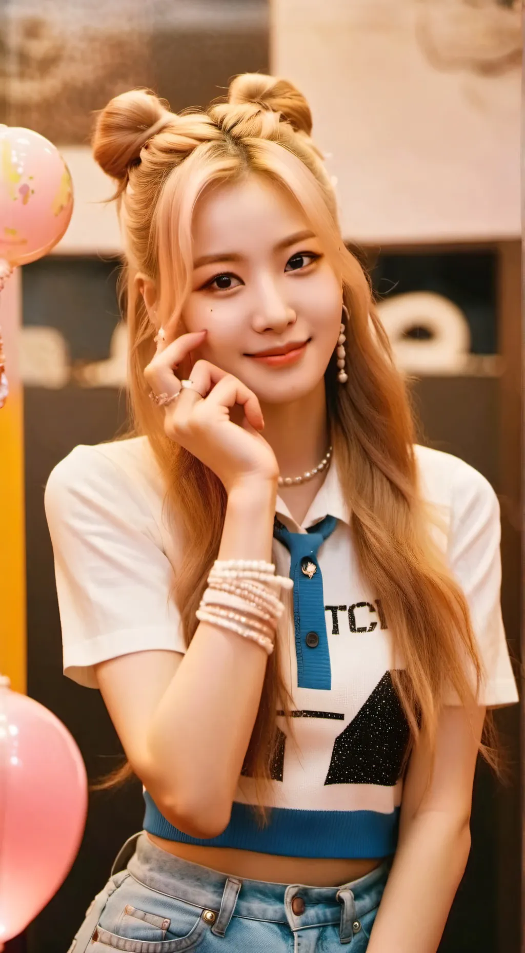 ai character: rosé  background