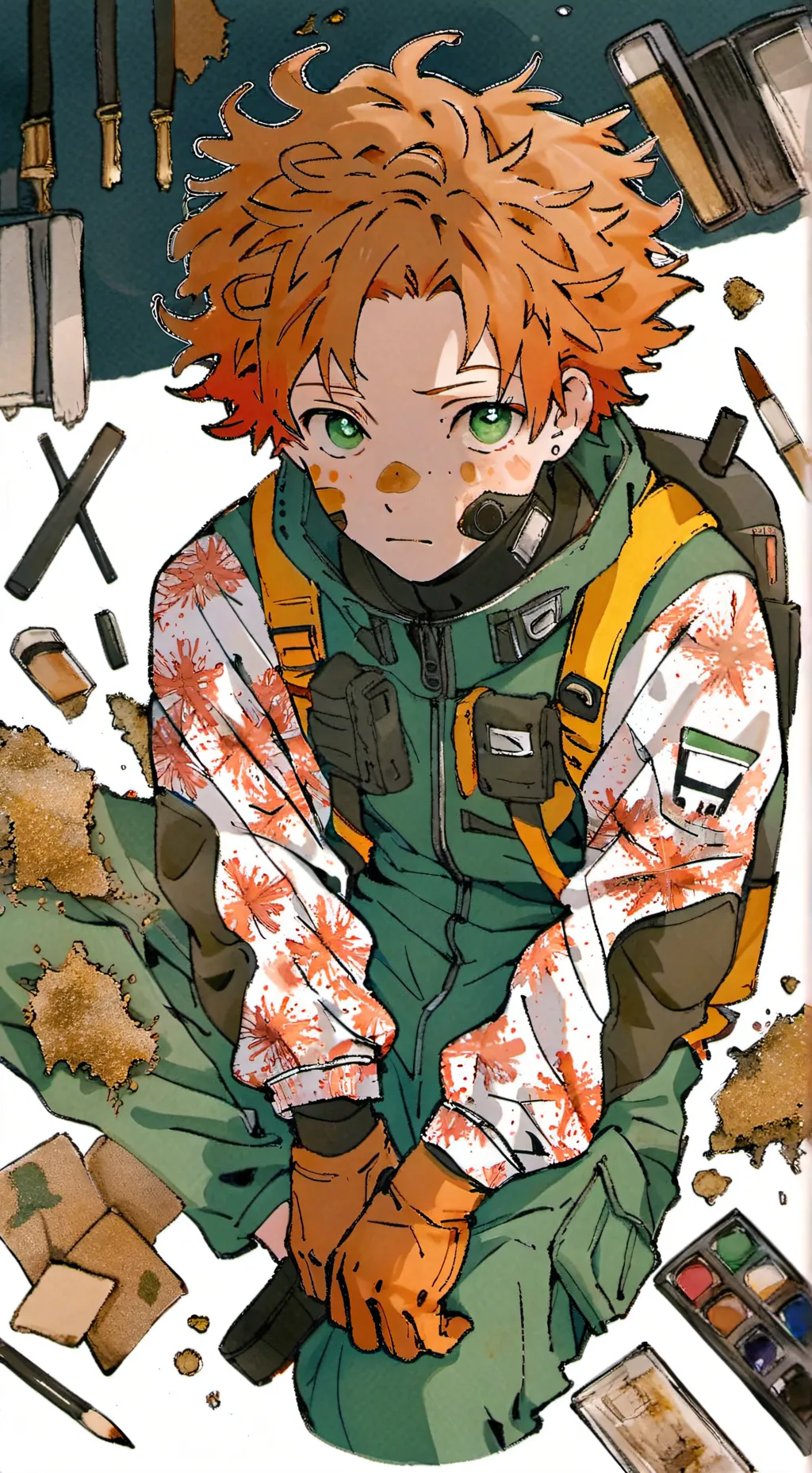 ai character: Calvin Bukowski background
