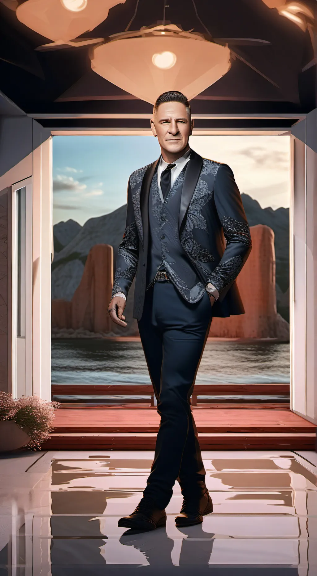ai character: Bryan Adams background