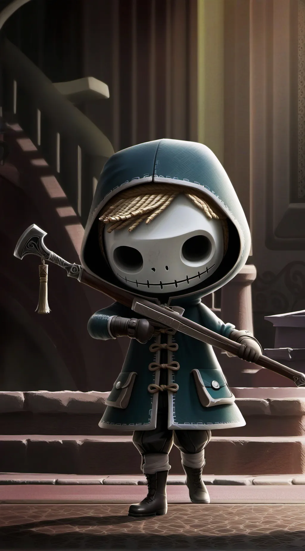 ai character: kenzo  background