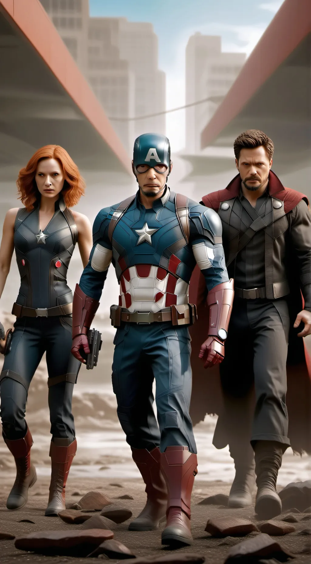 ai character: Avengers 4 background
