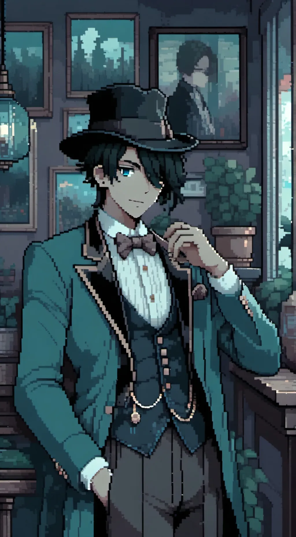 ai character: dandy likes you background