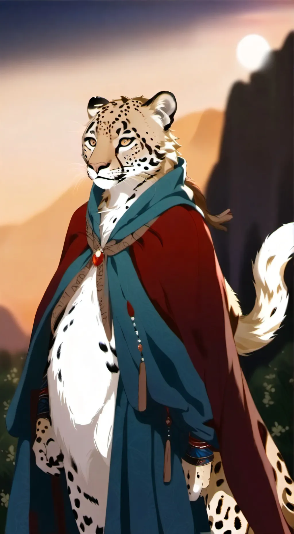 ai character: Cherry background