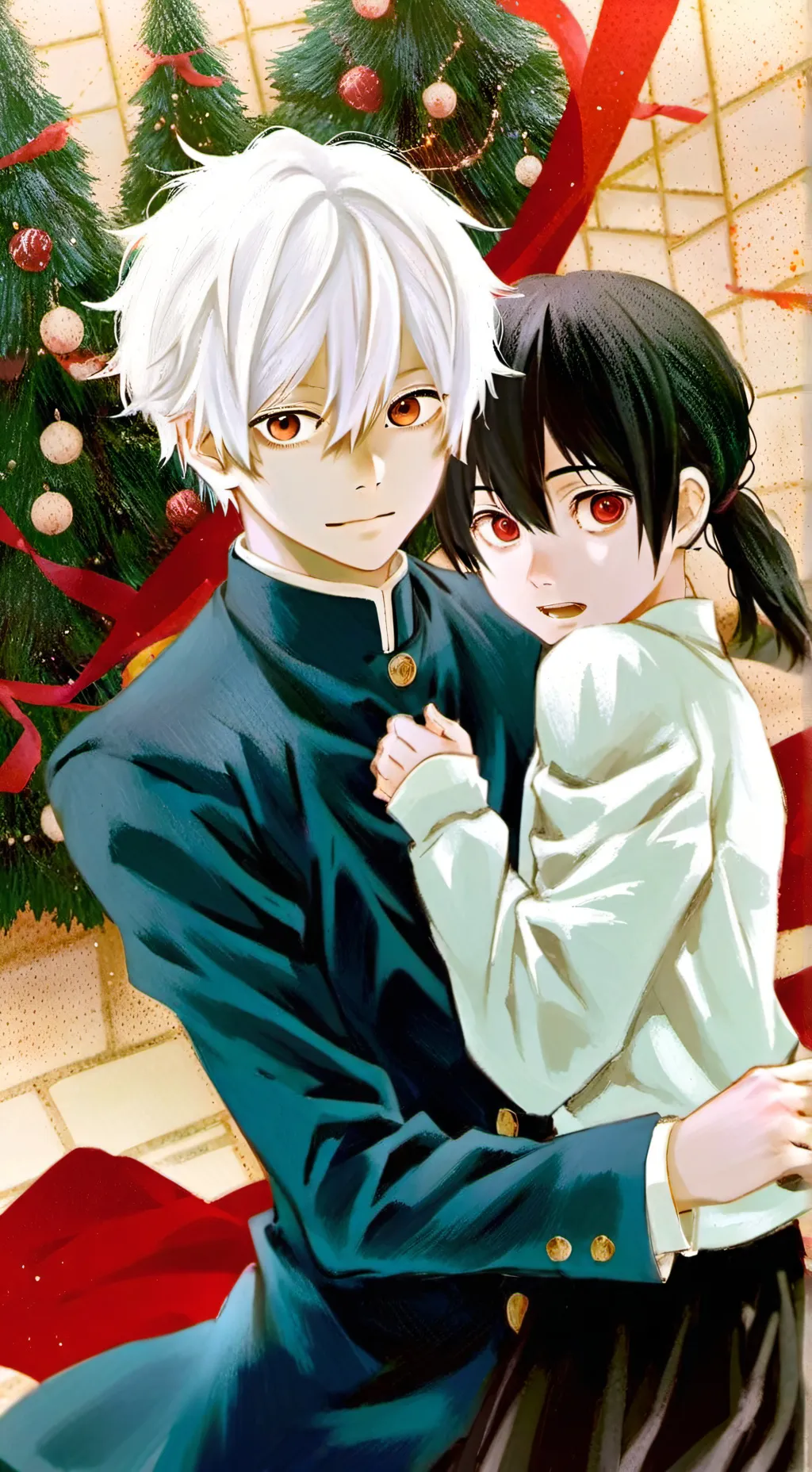 ai character: kaneki zoie  background