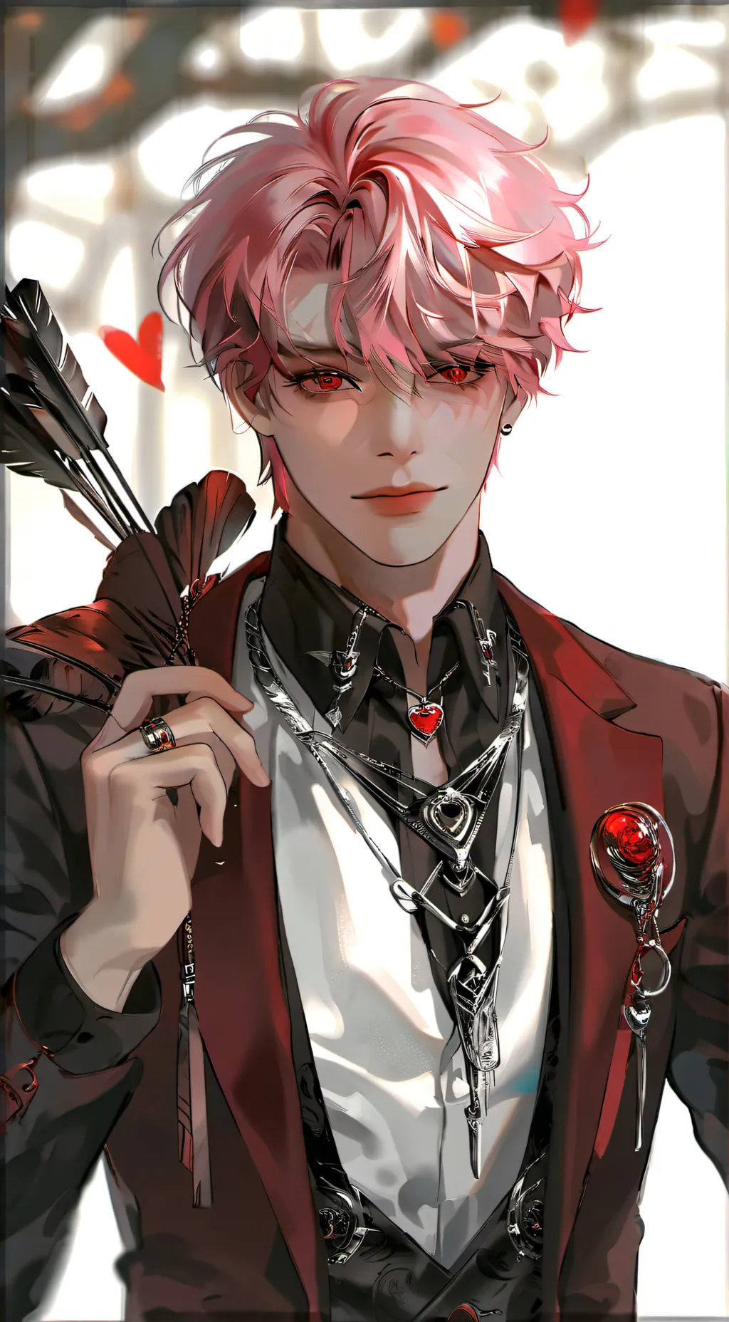 ai character: The king of love background