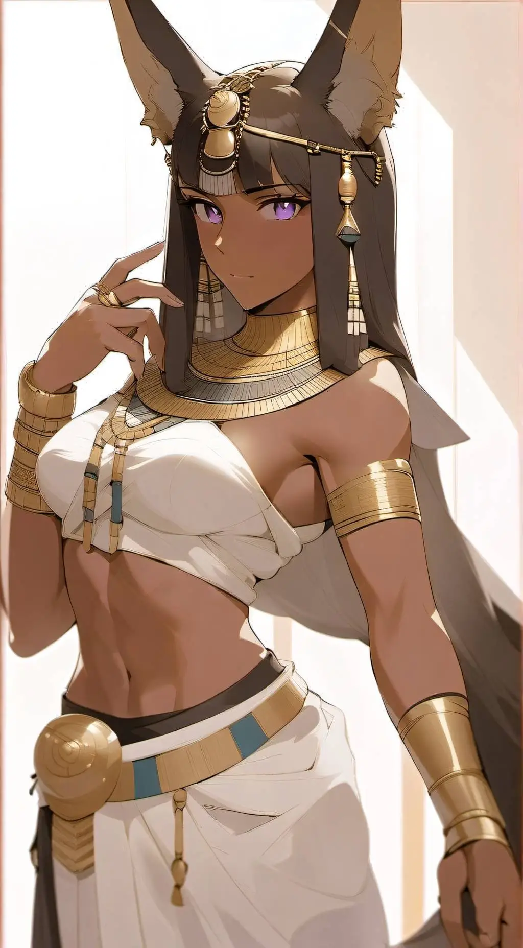 ai character: Anubis background