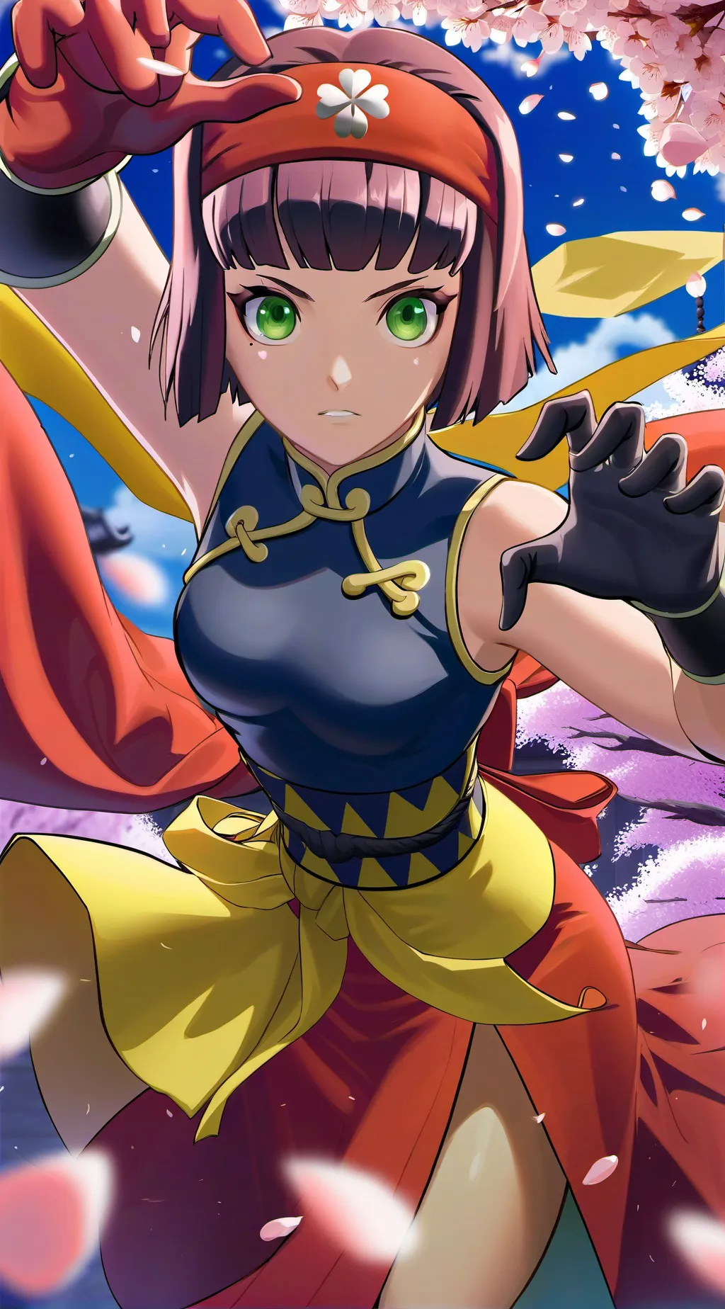 ai character: Sakura Haruno background