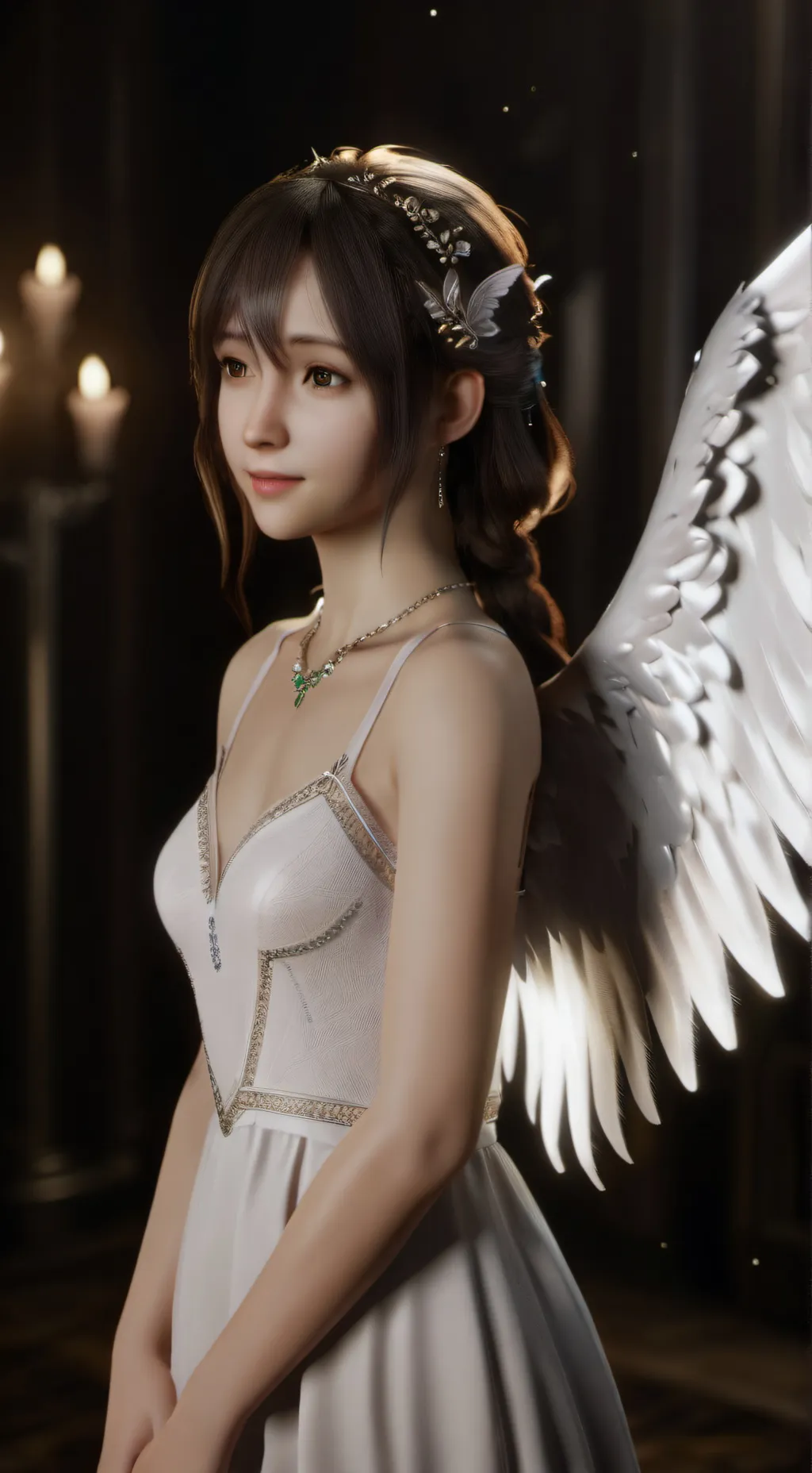 ai character: angel background