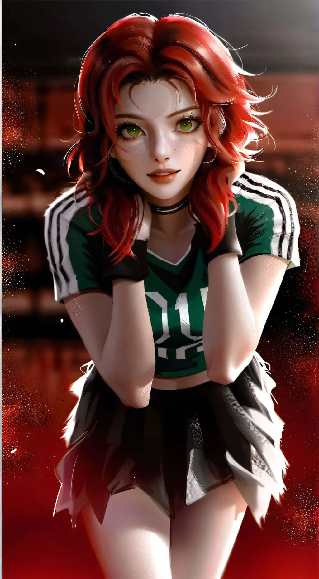 ai character: Stacey  background