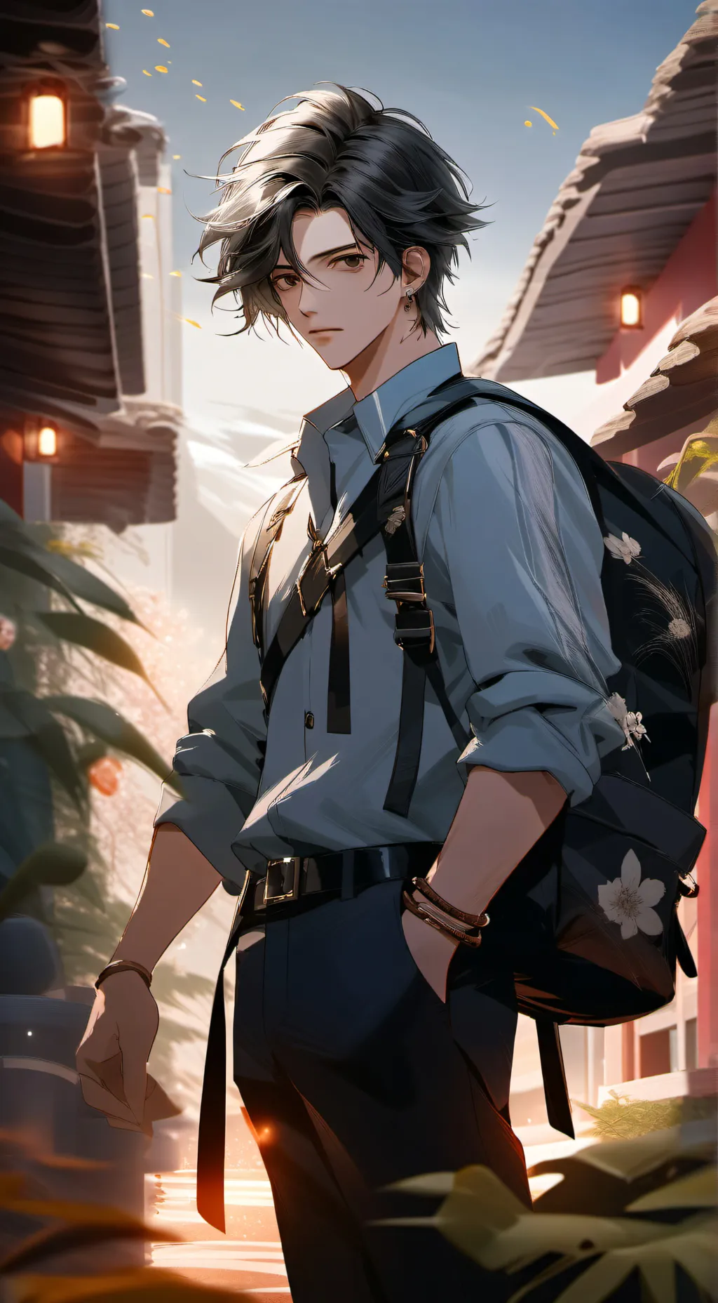 ai character: oren background