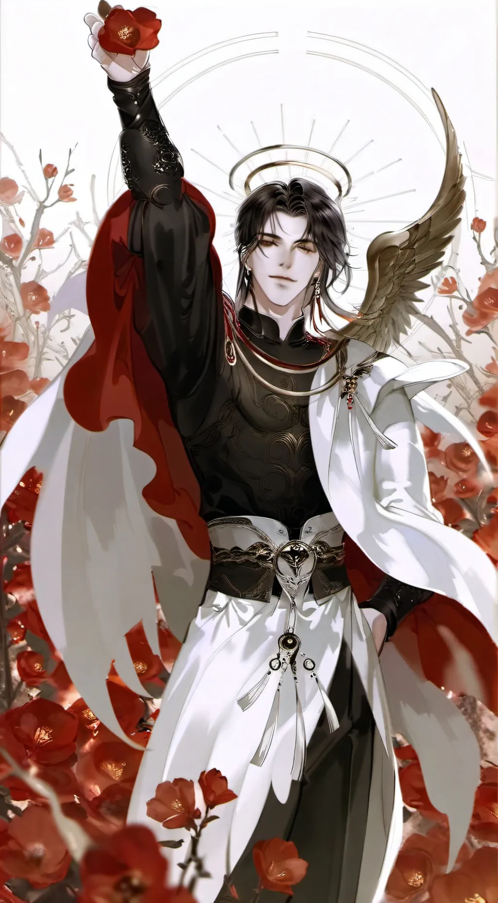 ai character: Amaterasu  background