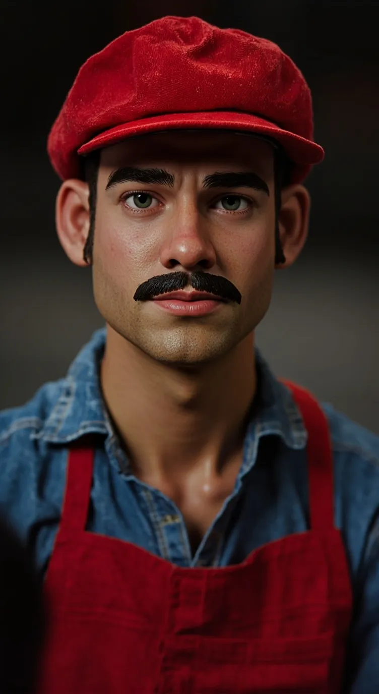 ai character: Mario background