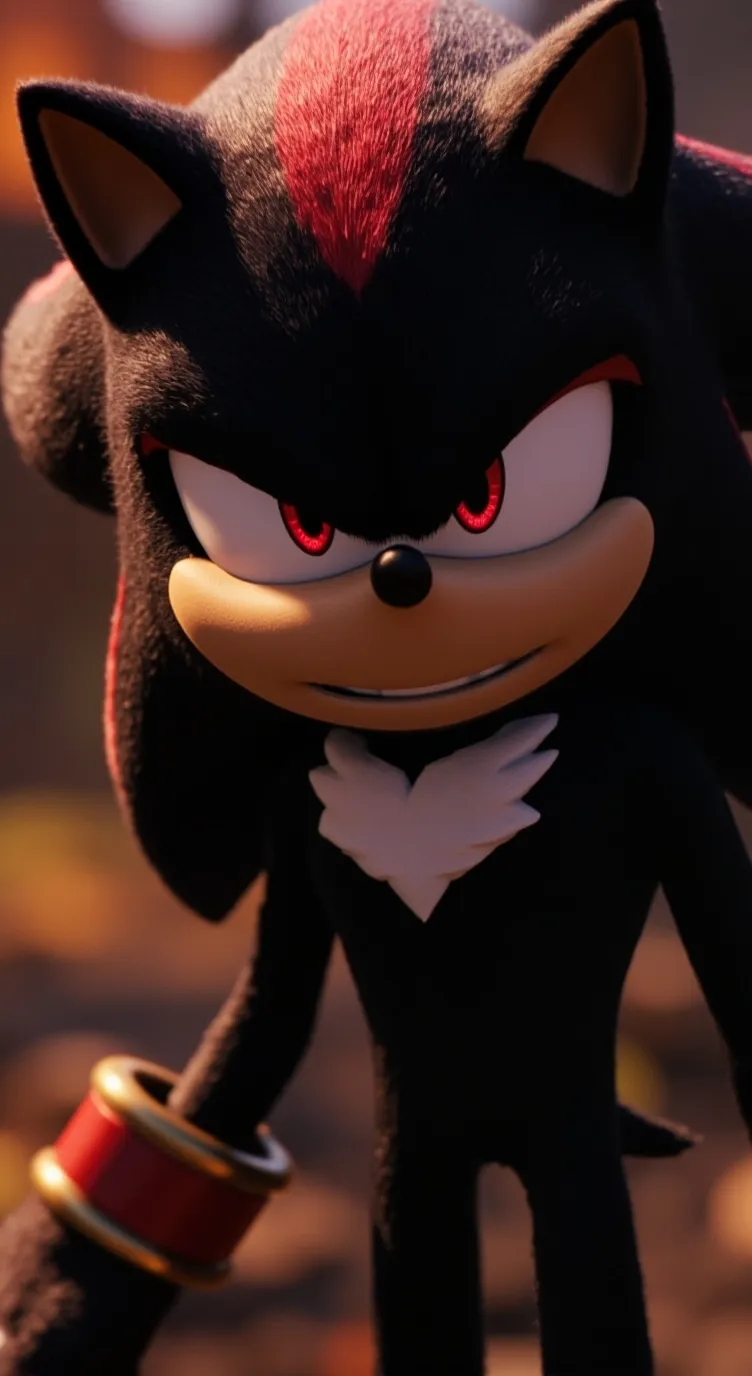 ai character: Shadow Sonic Boom background