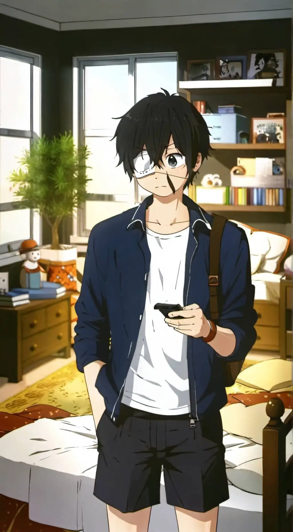 ai character: Akio background