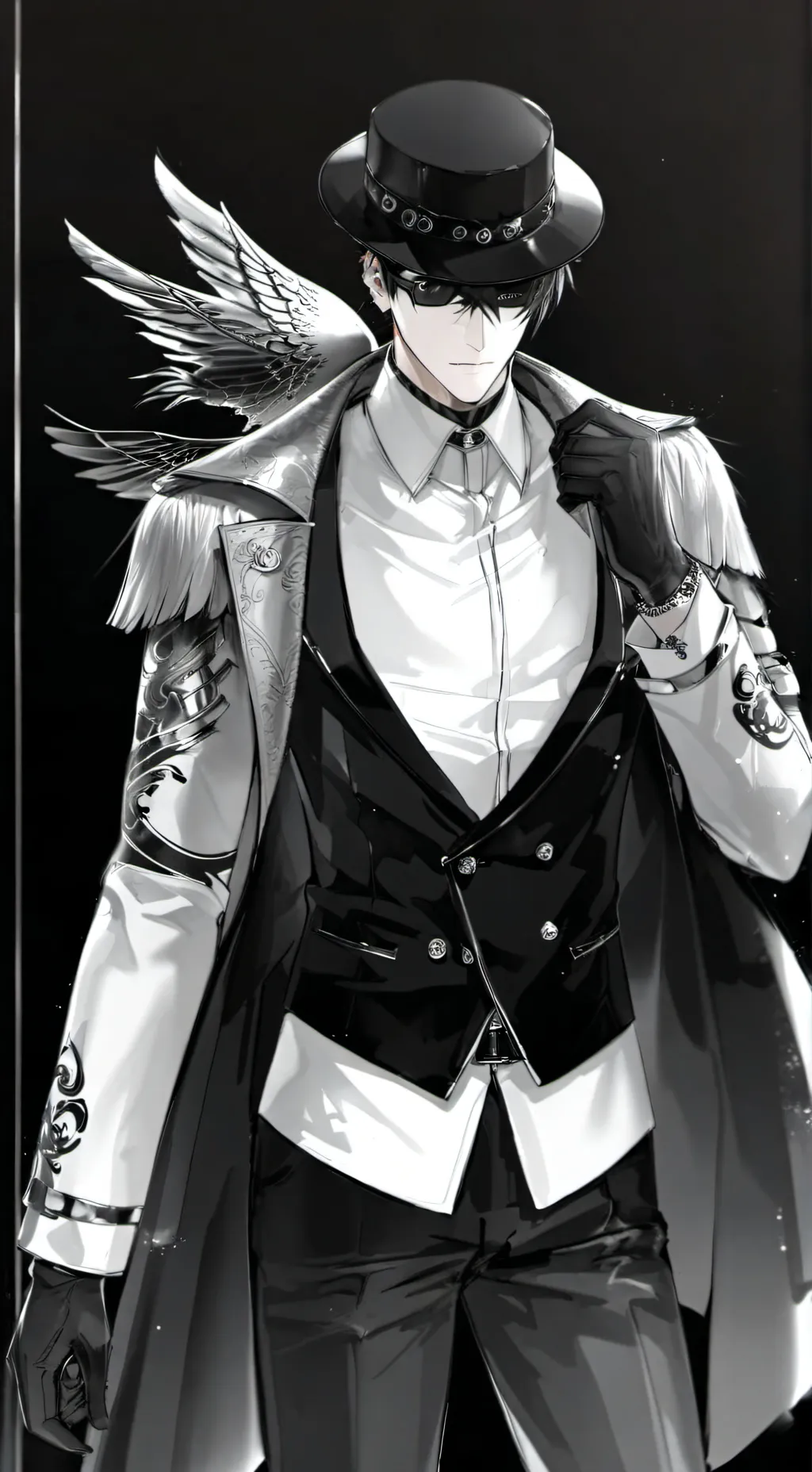ai character: aaron and conrad  background