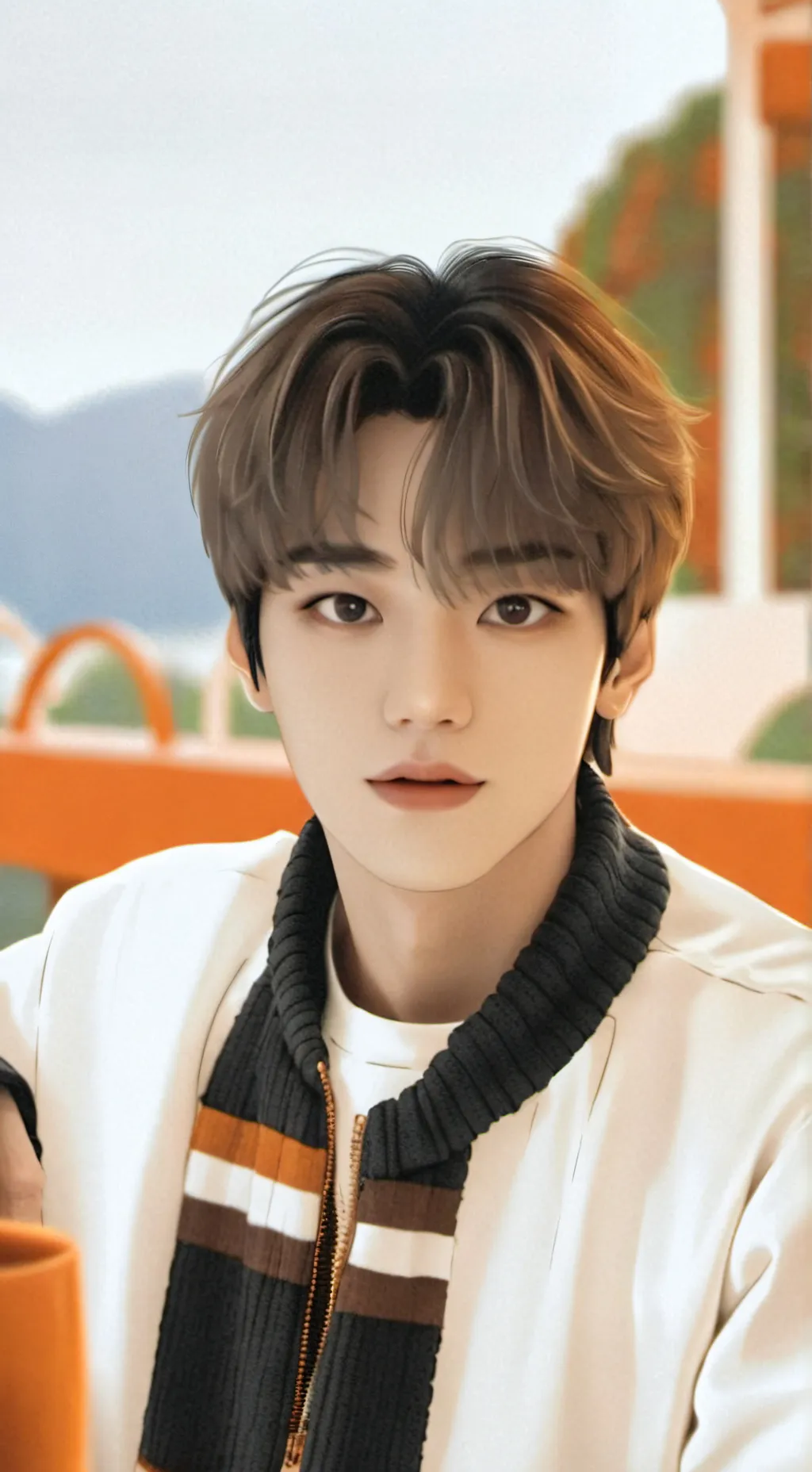 ai character: Lee Know  background