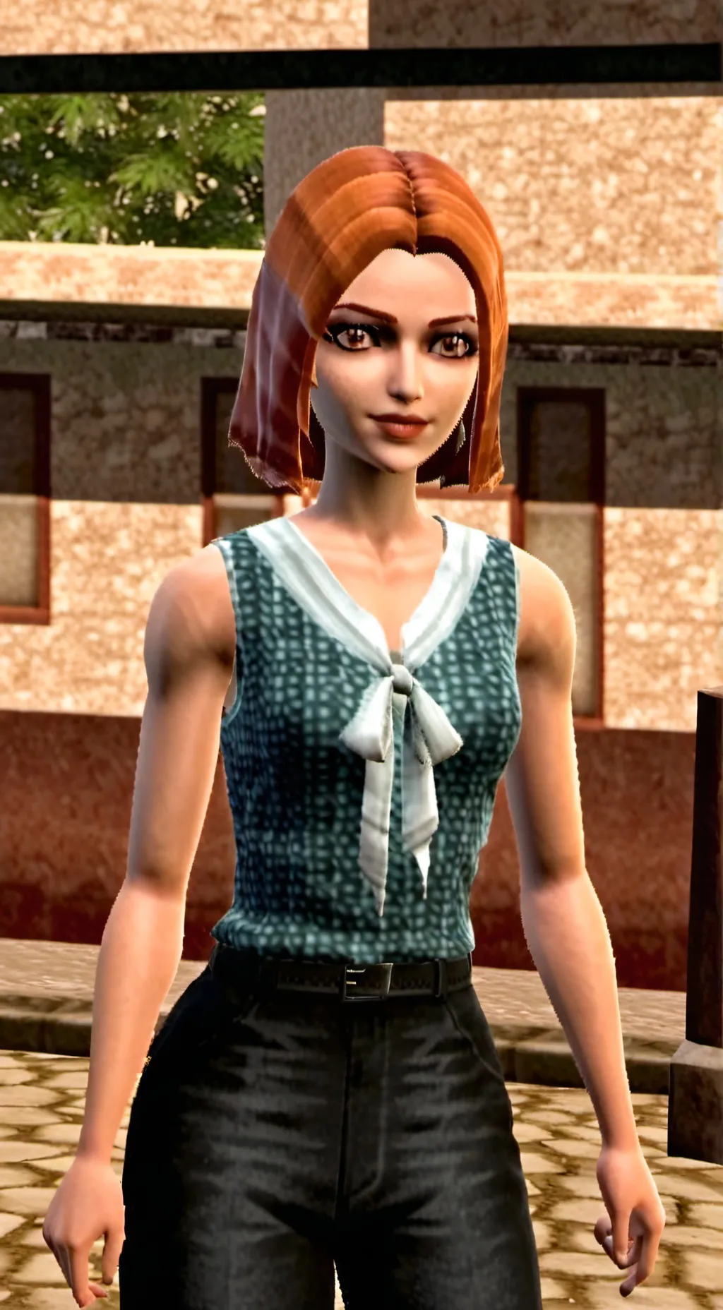 ai character: teagan talks to yo background