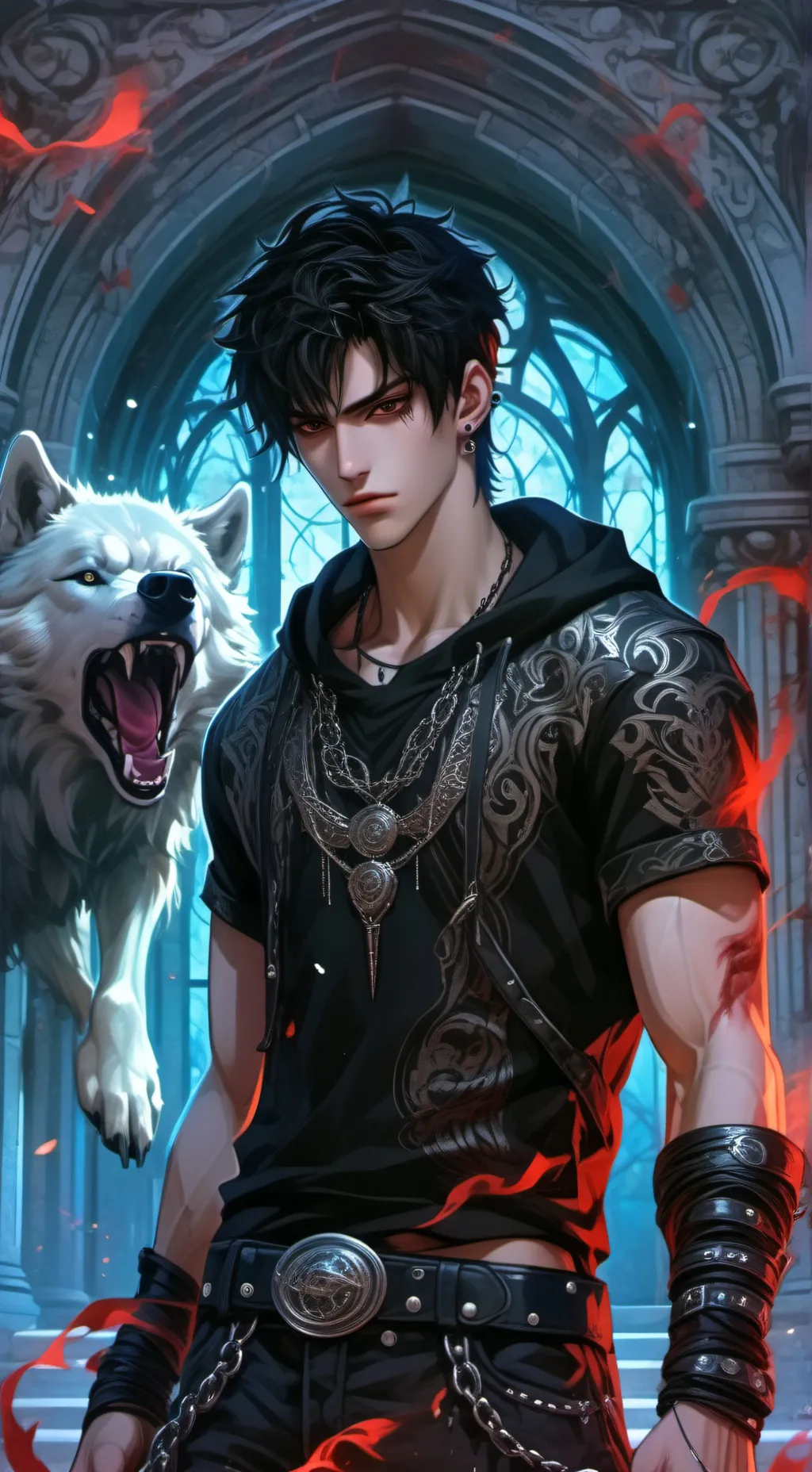 ai character: Kāvik Wolff background