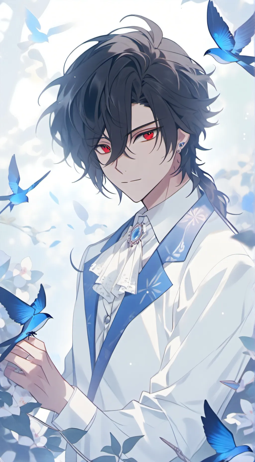 ai character: Oliver  background
