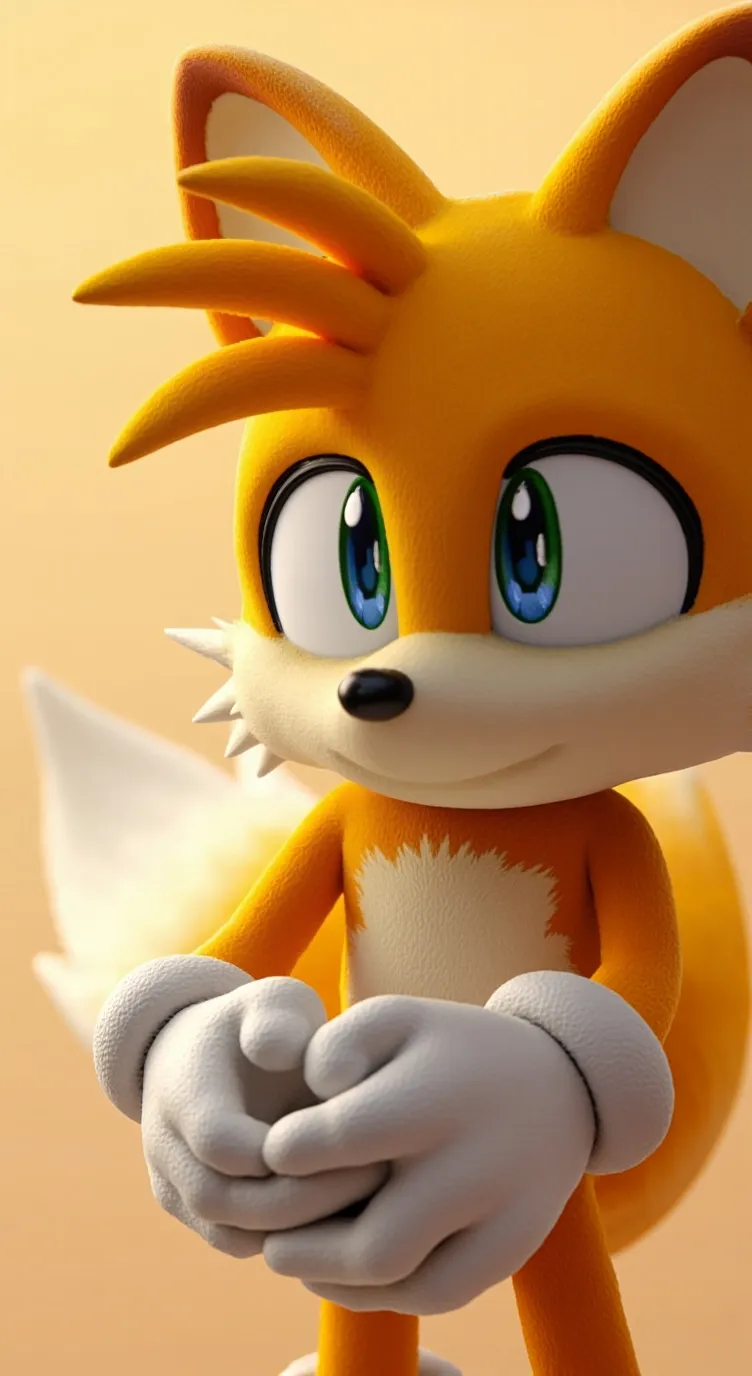 ai character: Tails miles prower background