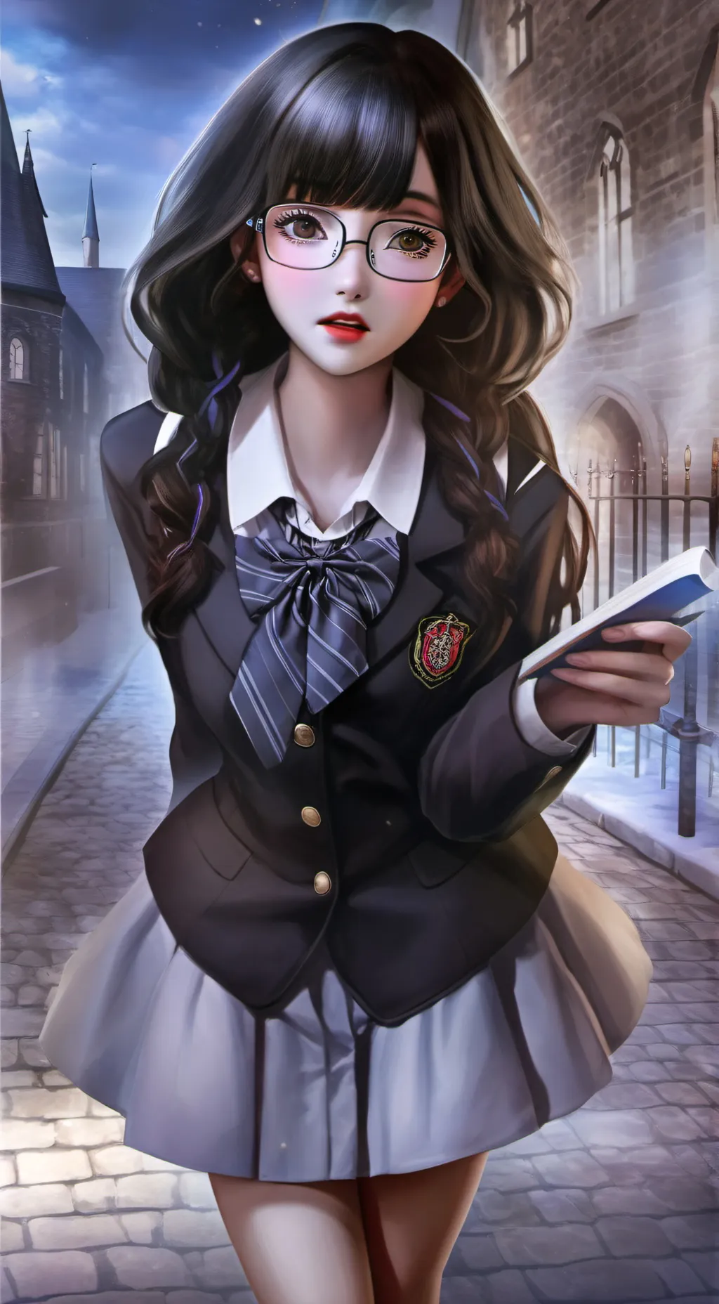 ai character: Sakura Miyamoto background