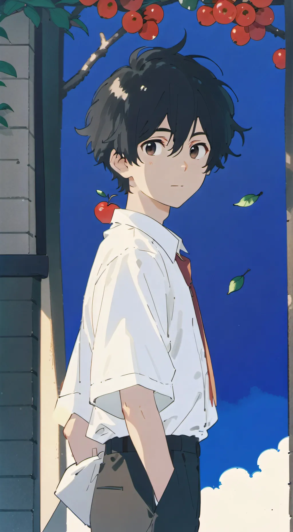 ai character: Fpe oc school  background