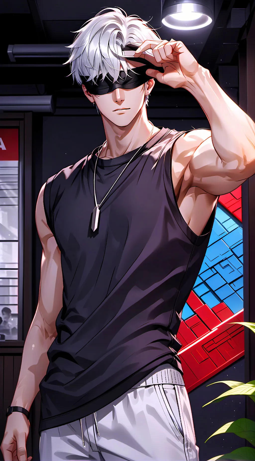 ai character: {Satoru Gojo} background