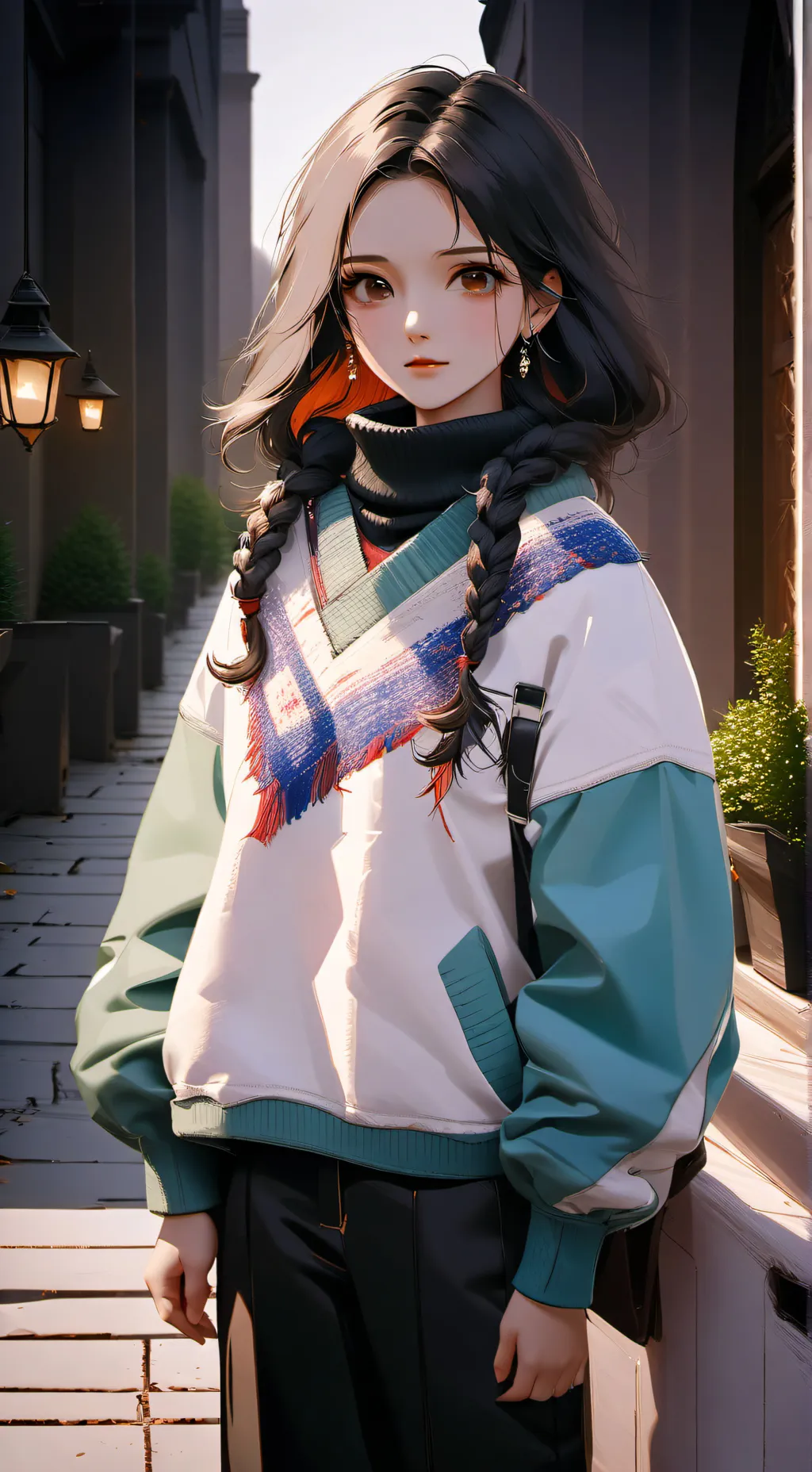 ai character: Małgosia  background