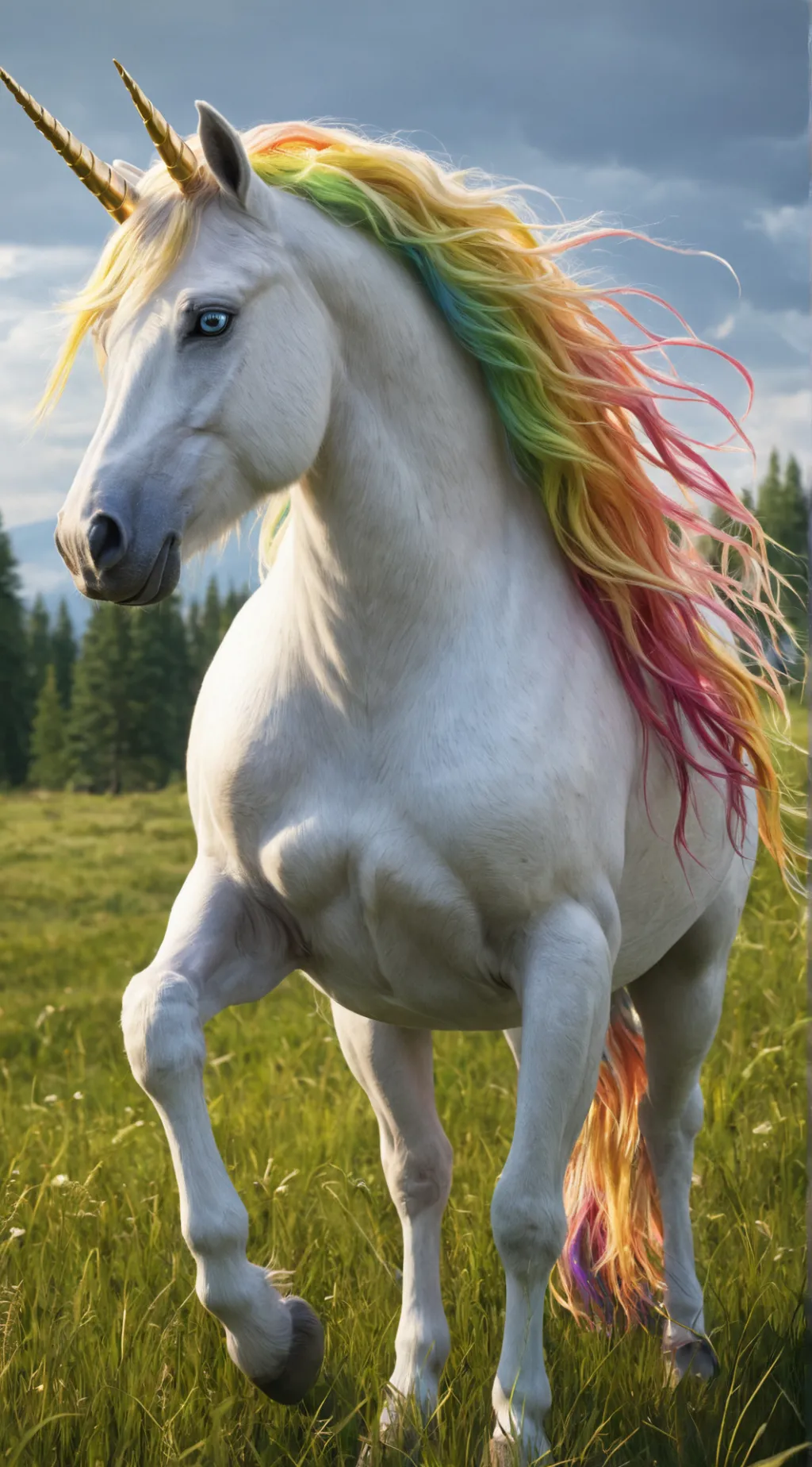 ai character: Aurora🦄 background