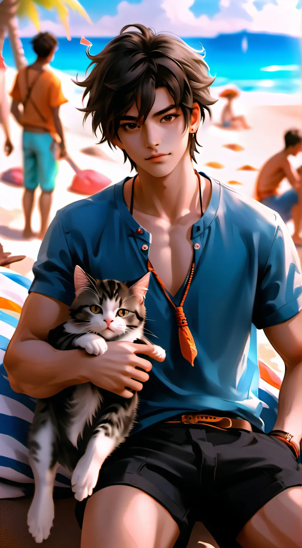 ai character: Lorenzo  background