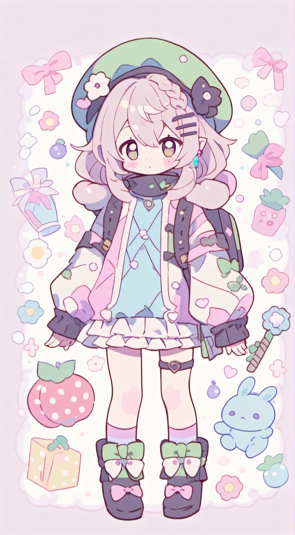 ai character: sick Shelly 👌👈 background