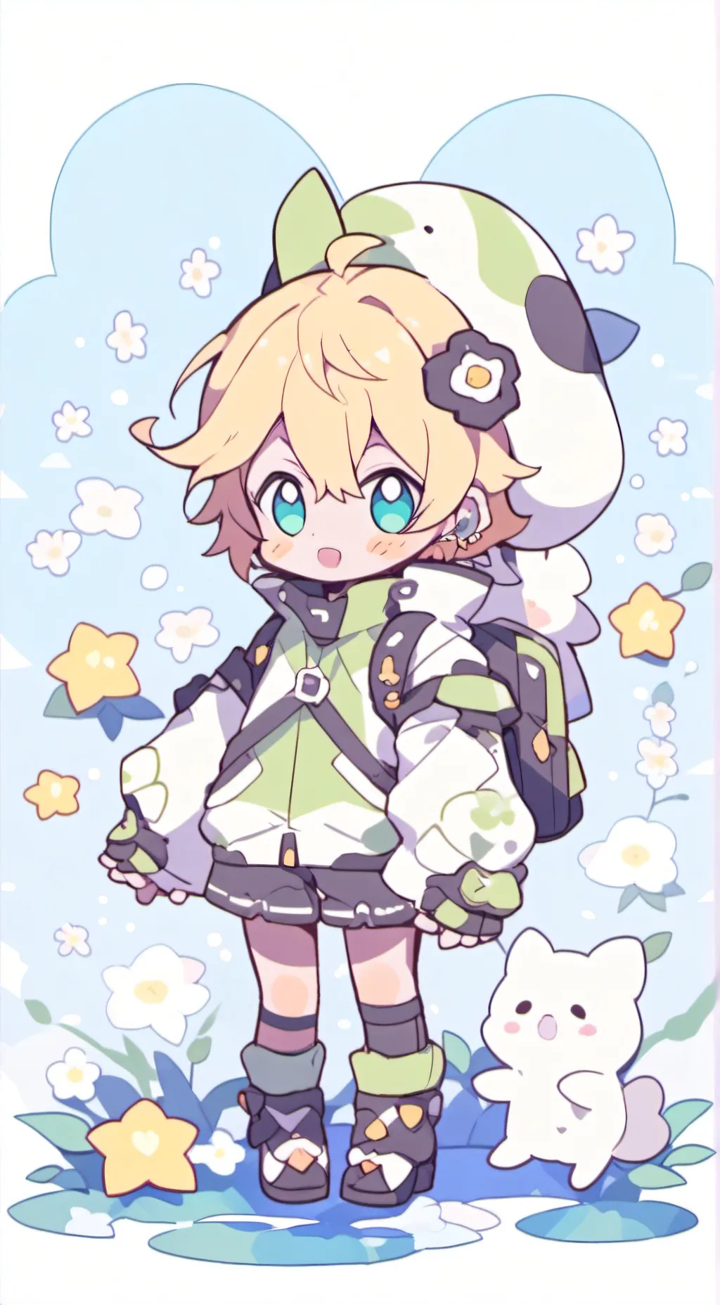 ai character: 🌟Kagamine Len🌟 background
