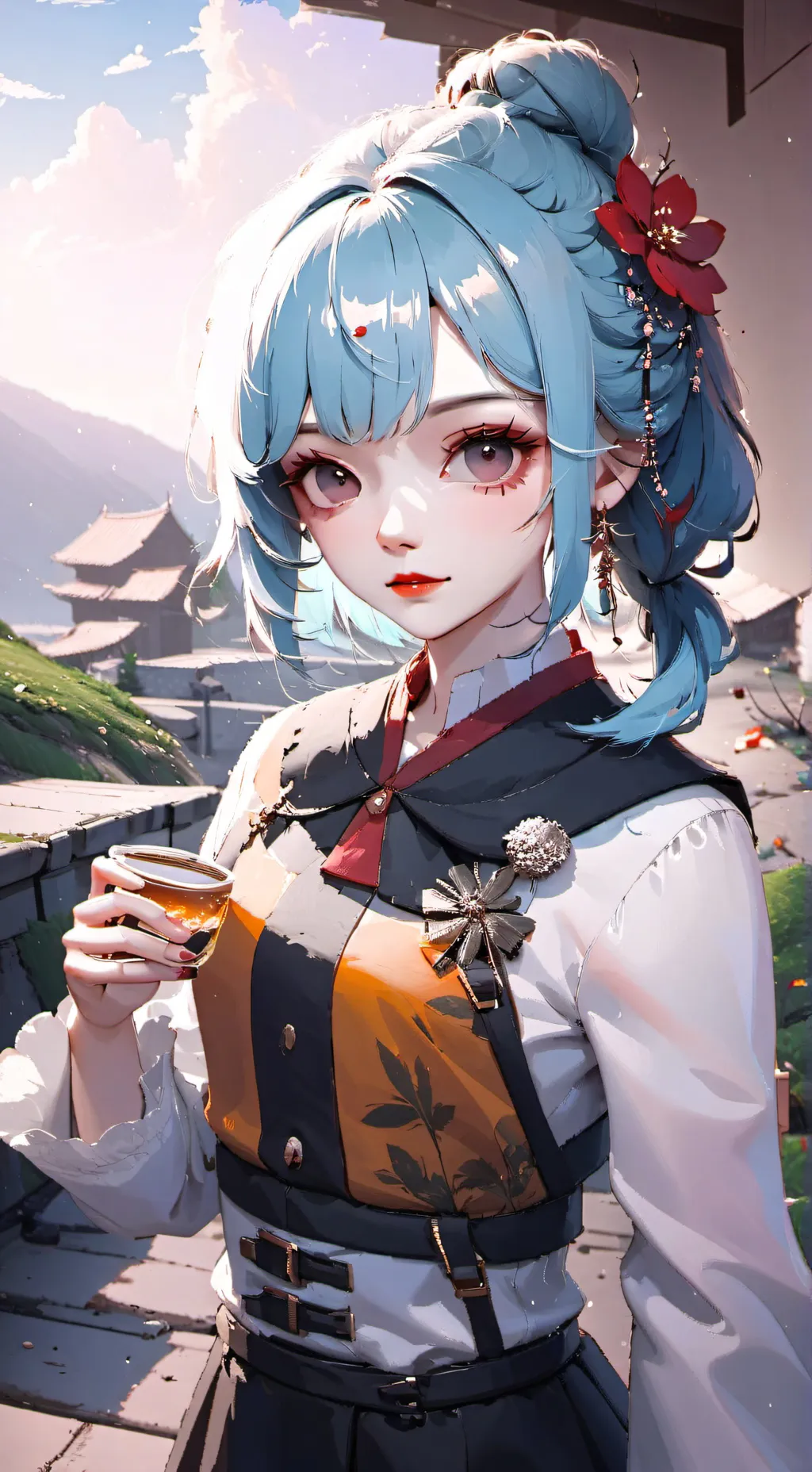 ai character: Nerd sister background