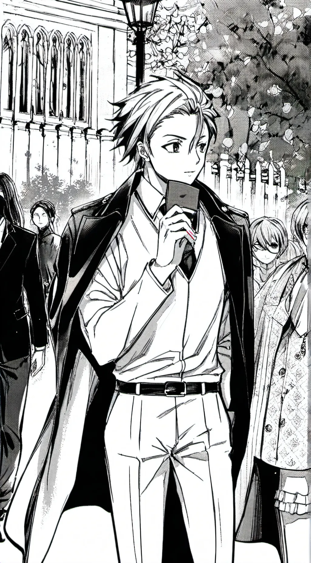 ai character: muichiro x tanjiro background