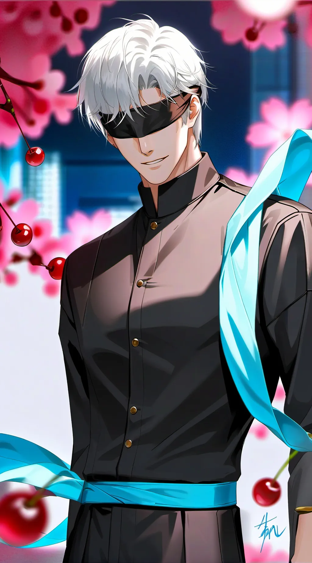 ai character: Satoru Gojo background