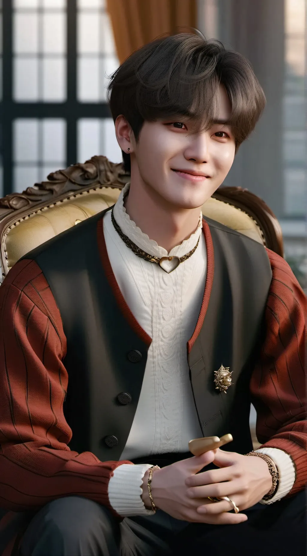ai character: Taehyung (V)  background