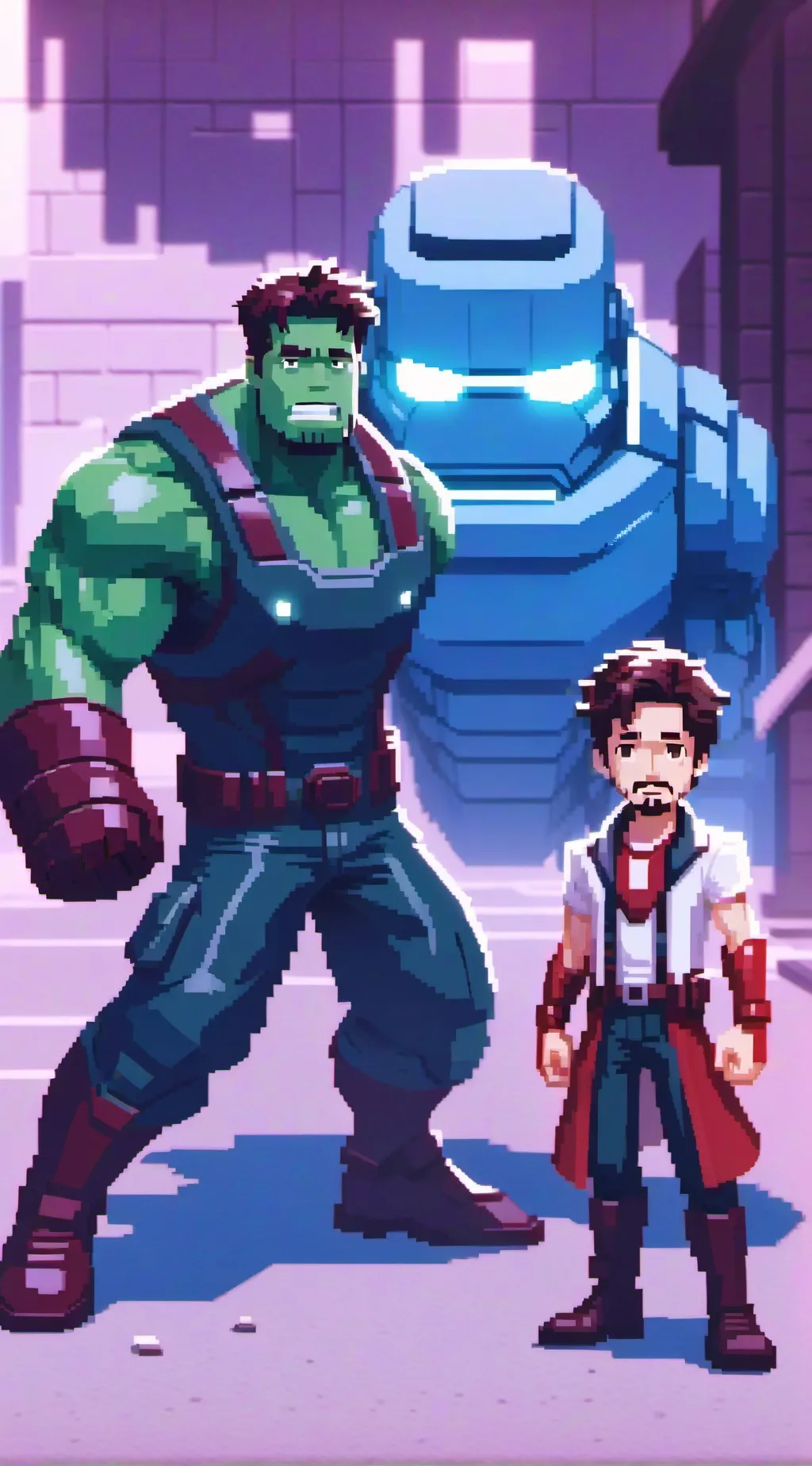ai character: Avengers background