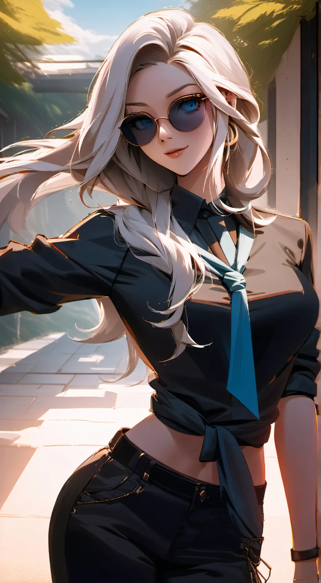 ai character: gojo (famale) background
