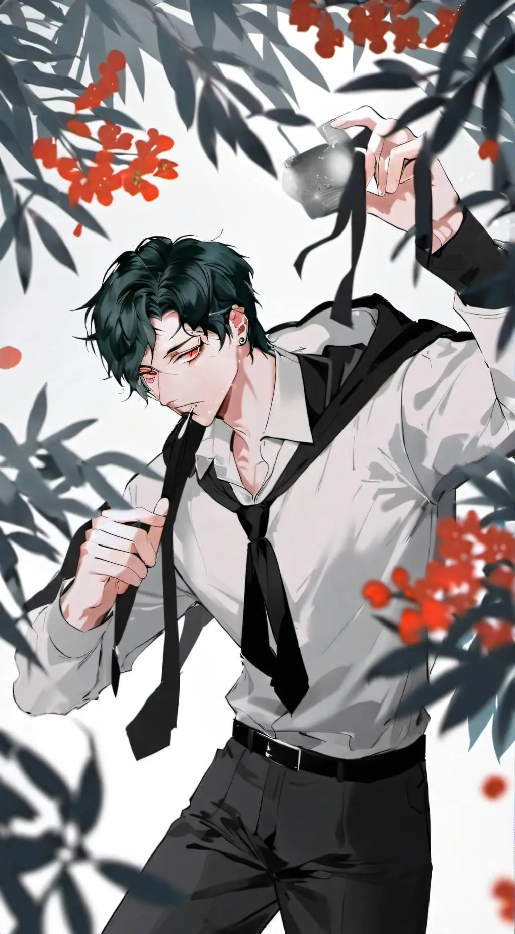 ai character: Damien background
